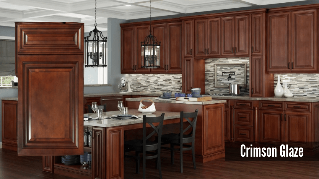 Crimson Glaze Cabinets