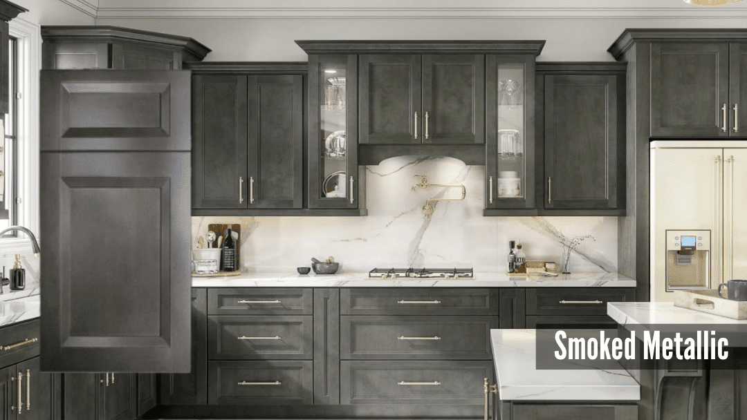 Smoked Metallic Cabinets