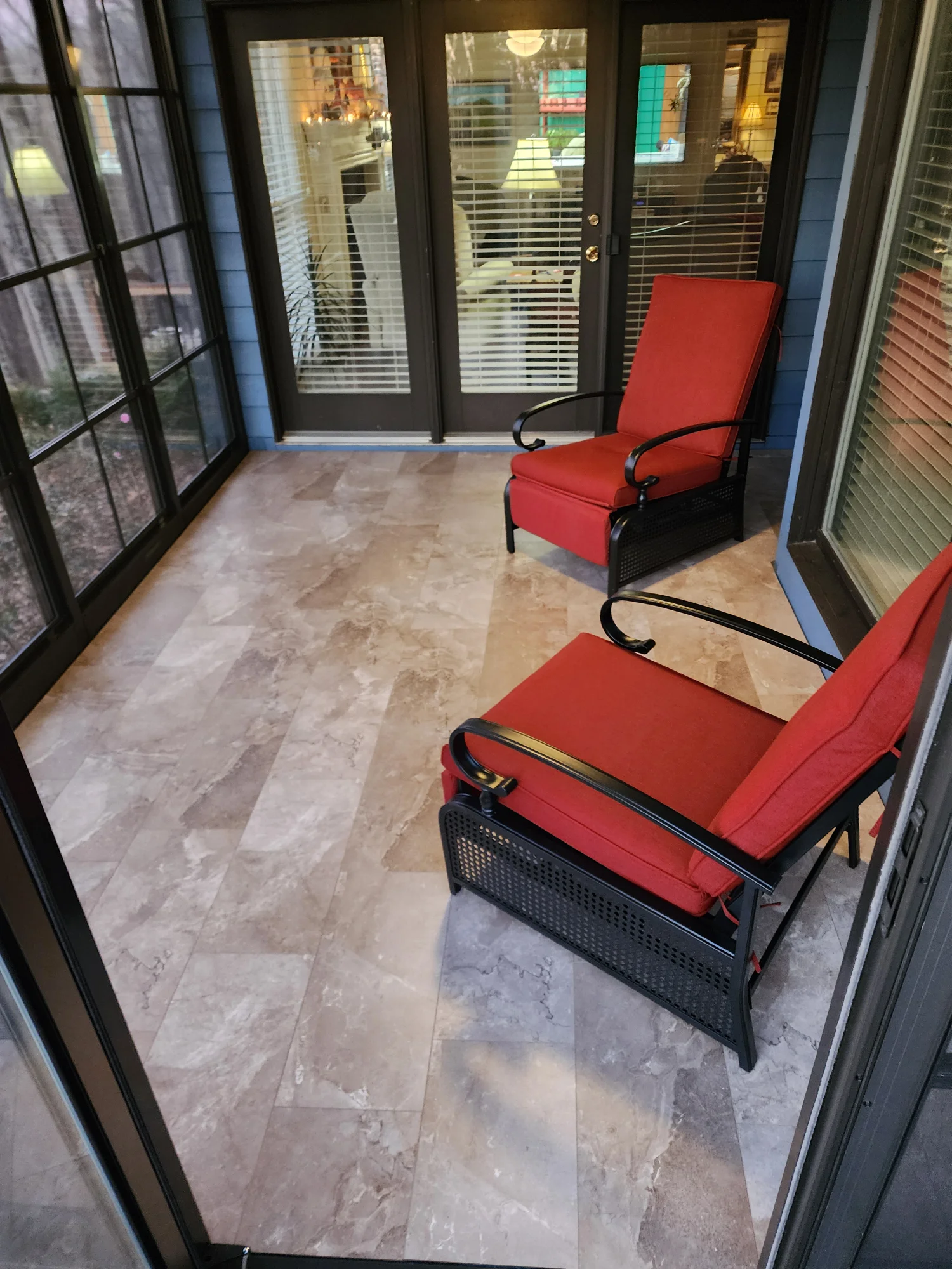 SmartCore tile floor installation