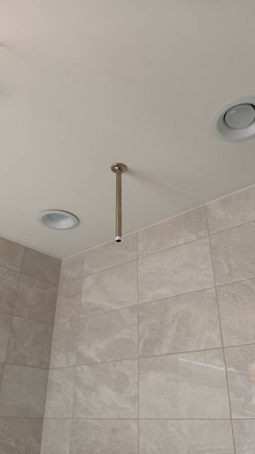 Shower arm installation
